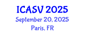 International Conference on Animal Sciences and Veterinary (ICASV) September 20, 2025 - Paris, France