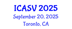 International Conference on Animal Sciences and Veterinary (ICASV) September 20, 2025 - Toronto, Canada