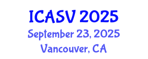 International Conference on Animal Sciences and Veterinary (ICASV) September 23, 2025 - Vancouver, Canada