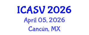 International Conference on Animal Sciences and Veterinary (ICASV) April 05, 2026 - Cancún, Mexico