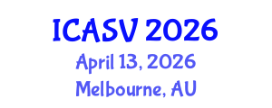 International Conference on Animal Sciences and Veterinary (ICASV) April 13, 2026 - Melbourne, Australia International Conference on Animal Sciences and Veterinary (ICASV) April 13, 2026 - Melbourne, Australia