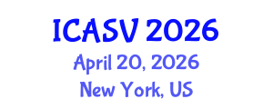International Conference on Animal Sciences and Veterinary (ICASV) April 20, 2026 - New York, United States International Conference on Animal Sciences and Veterinary (ICASV) April 20, 2026 - New York, United States