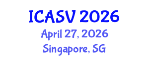 International Conference on Animal Sciences and Veterinary (ICASV) April 27, 2026 - Singapore, Singapore International Conference on Animal Sciences and Veterinary (ICASV) April 27, 2026 - Singapore, Singapore