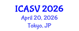 International Conference on Animal Sciences and Veterinary (ICASV) April 20, 2026 - Tokyo, Japan International Conference on Animal Sciences and Veterinary (ICASV) April 20, 2026 - Tokyo, Japan