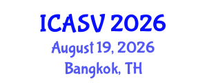 International Conference on Animal Sciences and Veterinary (ICASV) August 19, 2026 - Bangkok, Thailand International Conference on Animal Sciences and Veterinary (ICASV) August 19, 2026 - Bangkok, Thailand