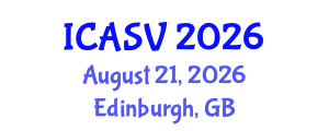 International Conference on Animal Sciences and Veterinary (ICASV) August 21, 2026 - Edinburgh, United Kingdom International Conference on Animal Sciences and Veterinary (ICASV) August 21, 2026 - Edinburgh, United Kingdom