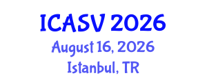International Conference on Animal Sciences and Veterinary (ICASV) August 16, 2026 - Istanbul, Turkey International Conference on Animal Sciences and Veterinary (ICASV) August 16, 2026 - Istanbul, Turkey