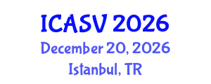 International Conference on Animal Sciences and Veterinary (ICASV) December 20, 2026 - Istanbul, Turkey International Conference on Animal Sciences and Veterinary (ICASV) December 20, 2026 - Istanbul, Turkey