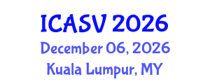 International Conference on Animal Sciences and Veterinary (ICASV) December 06, 2026 - Kuala Lumpur, Malaysia International Conference on Animal Sciences and Veterinary (ICASV) December 06, 2026 - Kuala Lumpur, Malaysia