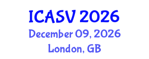 International Conference on Animal Sciences and Veterinary (ICASV) December 09, 2026 - London, United Kingdom International Conference on Animal Sciences and Veterinary (ICASV) December 09, 2026 - London, United Kingdom