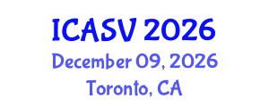 International Conference on Animal Sciences and Veterinary (ICASV) December 09, 2026 - Toronto, Canada International Conference on Animal Sciences and Veterinary (ICASV) December 09, 2026 - Toronto, Canada