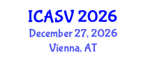 International Conference on Animal Sciences and Veterinary (ICASV) December 27, 2026 - Vienna, Austria International Conference on Animal Sciences and Veterinary (ICASV) December 27, 2026 - Vienna, Austria