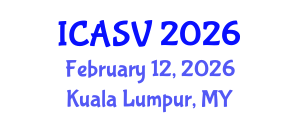 International Conference on Animal Sciences and Veterinary (ICASV) February 12, 2026 - Kuala Lumpur, Malaysia International Conference on Animal Sciences and Veterinary (ICASV) February 12, 2026 - Kuala Lumpur, Malaysia