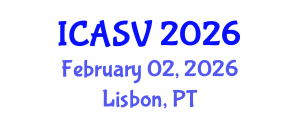 International Conference on Animal Sciences and Veterinary (ICASV) February 02, 2026 - Lisbon, Portugal International Conference on Animal Sciences and Veterinary (ICASV) February 02, 2026 - Lisbon, Portugal