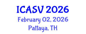International Conference on Animal Sciences and Veterinary (ICASV) February 02, 2026 - Pattaya, Thailand International Conference on Animal Sciences and Veterinary (ICASV) February 02, 2026 - Pattaya, Thailand