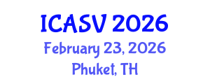 International Conference on Animal Sciences and Veterinary (ICASV) February 23, 2026 - Phuket, Thailand International Conference on Animal Sciences and Veterinary (ICASV) February 23, 2026 - Phuket, Thailand