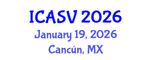 International Conference on Animal Sciences and Veterinary (ICASV) January 19, 2026 - Cancún, Mexico International Conference on Animal Sciences and Veterinary (ICASV) January 19, 2026 - Cancún, Mexico