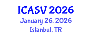 International Conference on Animal Sciences and Veterinary (ICASV) January 26, 2026 - Istanbul, Turkey International Conference on Animal Sciences and Veterinary (ICASV) January 26, 2026 - Istanbul, Turkey
