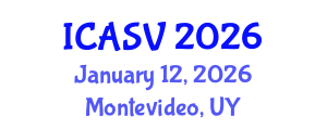 International Conference on Animal Sciences and Veterinary (ICASV) January 12, 2026 - Montevideo, Uruguay International Conference on Animal Sciences and Veterinary (ICASV) January 12, 2026 - Montevideo, Uruguay