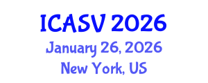International Conference on Animal Sciences and Veterinary (ICASV) January 26, 2026 - New York, United States International Conference on Animal Sciences and Veterinary (ICASV) January 26, 2026 - New York, United States