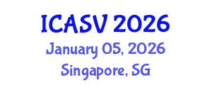 International Conference on Animal Sciences and Veterinary (ICASV) January 05, 2026 - Singapore, Singapore International Conference on Animal Sciences and Veterinary (ICASV) January 05, 2026 - Singapore, Singapore