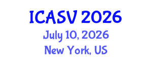 International Conference on Animal Sciences and Veterinary (ICASV) July 10, 2026 - New York, United States International Conference on Animal Sciences and Veterinary (ICASV) July 10, 2026 - New York, United States