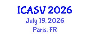 International Conference on Animal Sciences and Veterinary (ICASV) July 19, 2026 - Paris, France International Conference on Animal Sciences and Veterinary (ICASV) July 19, 2026 - Paris, France