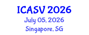 International Conference on Animal Sciences and Veterinary (ICASV) July 05, 2026 - Singapore, Singapore International Conference on Animal Sciences and Veterinary (ICASV) July 05, 2026 - Singapore, Singapore