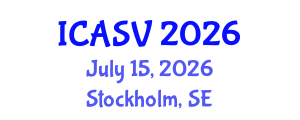 International Conference on Animal Sciences and Veterinary (ICASV) July 15, 2026 - Stockholm, Sweden International Conference on Animal Sciences and Veterinary (ICASV) July 15, 2026 - Stockholm, Sweden