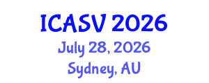 International Conference on Animal Sciences and Veterinary (ICASV) July 28, 2026 - Sydney, Australia International Conference on Animal Sciences and Veterinary (ICASV) July 28, 2026 - Sydney, Australia