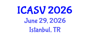 International Conference on Animal Sciences and Veterinary (ICASV) June 29, 2026 - Istanbul, Turkey International Conference on Animal Sciences and Veterinary (ICASV) June 29, 2026 - Istanbul, Turkey