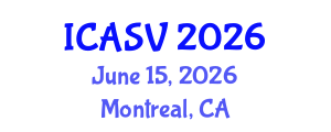 International Conference on Animal Sciences and Veterinary (ICASV) June 15, 2026 - Montreal, Canada International Conference on Animal Sciences and Veterinary (ICASV) June 15, 2026 - Montreal, Canada