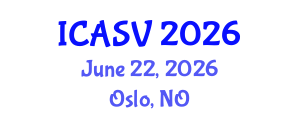 International Conference on Animal Sciences and Veterinary (ICASV) June 22, 2026 - Oslo, Norway International Conference on Animal Sciences and Veterinary (ICASV) June 22, 2026 - Oslo, Norway