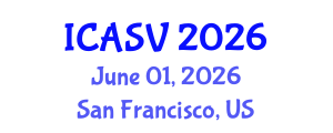 International Conference on Animal Sciences and Veterinary (ICASV) June 01, 2026 - San Francisco, United States International Conference on Animal Sciences and Veterinary (ICASV) June 01, 2026 - San Francisco, United States