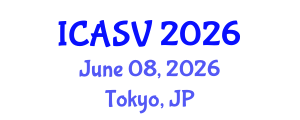 International Conference on Animal Sciences and Veterinary (ICASV) June 08, 2026 - Tokyo, Japan International Conference on Animal Sciences and Veterinary (ICASV) June 08, 2026 - Tokyo, Japan