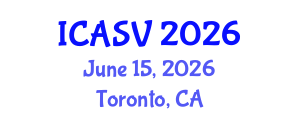 International Conference on Animal Sciences and Veterinary (ICASV) June 15, 2026 - Toronto, Canada International Conference on Animal Sciences and Veterinary (ICASV) June 15, 2026 - Toronto, Canada