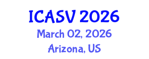 International Conference on Animal Sciences and Veterinary (ICASV) March 02, 2026 - Arizona, United States