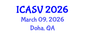 International Conference on Animal Sciences and Veterinary (ICASV) March 09, 2026 - Doha, Qatar International Conference on Animal Sciences and Veterinary (ICASV) March 09, 2026 - Doha, Qatar