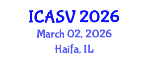 International Conference on Animal Sciences and Veterinary (ICASV) March 02, 2026 - Haifa, Israel