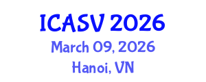 International Conference on Animal Sciences and Veterinary (ICASV) March 09, 2026 - Hanoi, Vietnam