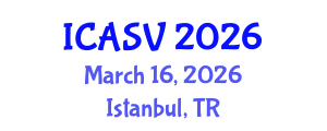 International Conference on Animal Sciences and Veterinary (ICASV) March 16, 2026 - Istanbul, Turkey International Conference on Animal Sciences and Veterinary (ICASV) March 16, 2026 - Istanbul, Turkey