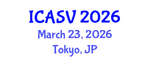 International Conference on Animal Sciences and Veterinary (ICASV) March 23, 2026 - Tokyo, Japan International Conference on Animal Sciences and Veterinary (ICASV) March 23, 2026 - Tokyo, Japan