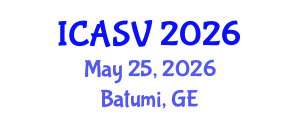 International Conference on Animal Sciences and Veterinary (ICASV) May 25, 2026 - Batumi, Georgia International Conference on Animal Sciences and Veterinary (ICASV) May 25, 2026 - Batumi, Georgia