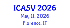 International Conference on Animal Sciences and Veterinary (ICASV) May 11, 2026 - Florence, Italy International Conference on Animal Sciences and Veterinary (ICASV) May 11, 2026 - Florence, Italy