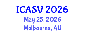 International Conference on Animal Sciences and Veterinary (ICASV) May 25, 2026 - Melbourne, Australia International Conference on Animal Sciences and Veterinary (ICASV) May 25, 2026 - Melbourne, Australia