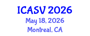 International Conference on Animal Sciences and Veterinary (ICASV) May 18, 2026 - Montreal, Canada International Conference on Animal Sciences and Veterinary (ICASV) May 18, 2026 - Montreal, Canada