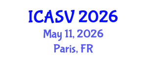 International Conference on Animal Sciences and Veterinary (ICASV) May 11, 2026 - Paris, France International Conference on Animal Sciences and Veterinary (ICASV) May 11, 2026 - Paris, France