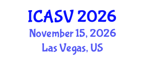 International Conference on Animal Sciences and Veterinary (ICASV) November 15, 2026 - Las Vegas, United States