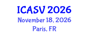 International Conference on Animal Sciences and Veterinary (ICASV) November 18, 2026 - Paris, France International Conference on Animal Sciences and Veterinary (ICASV) November 18, 2026 - Paris, France