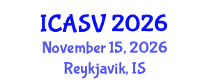 International Conference on Animal Sciences and Veterinary (ICASV) November 15, 2026 - Reykjavik, Iceland International Conference on Animal Sciences and Veterinary (ICASV) November 15, 2026 - Reykjavik, Iceland